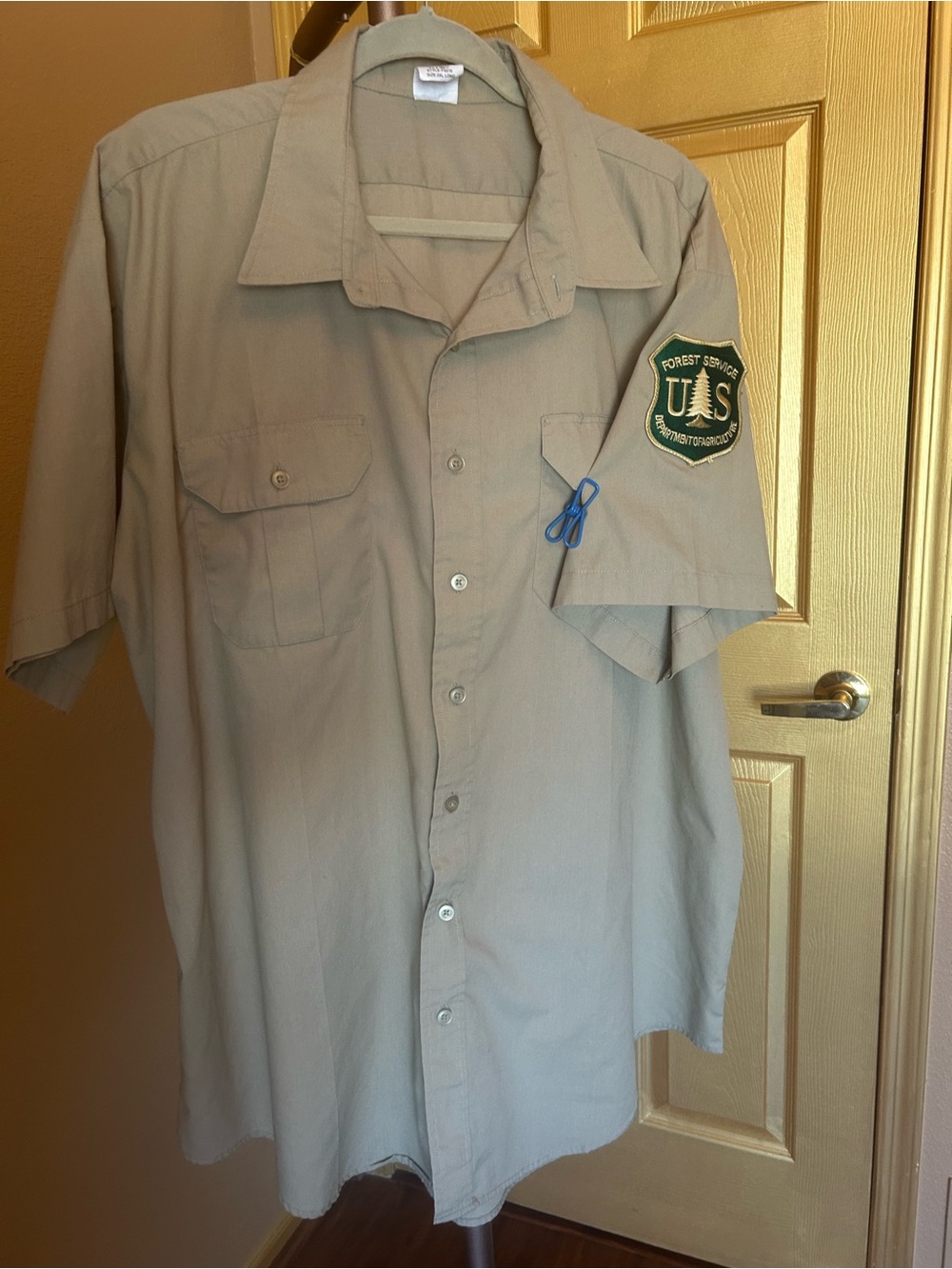 United States Foresty Department uniform shirt.